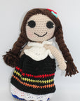 Crochet Doll - Black Dress