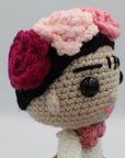 Crochet Doll - Pink Flowers