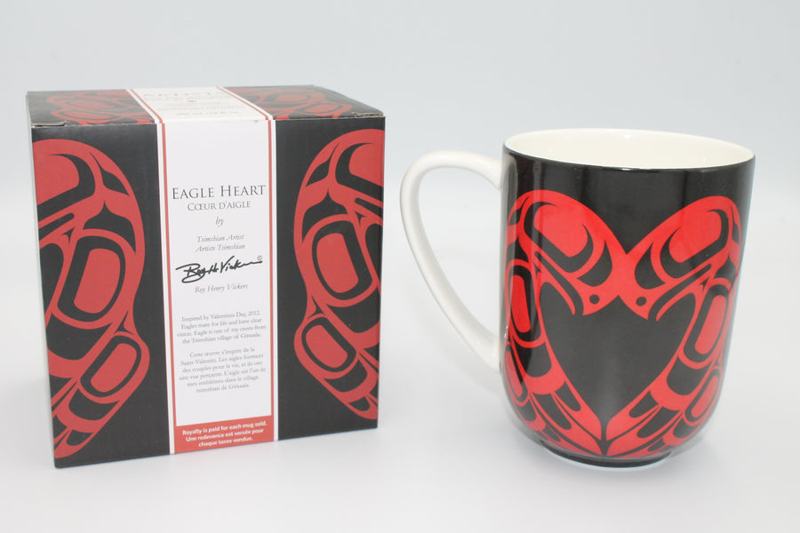 Eagle Heart Fine Porcelain Mug