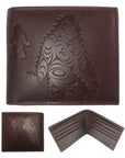 Leather Embossed Wallet - Sasquatch by Francis Horne Sr.