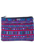 Embroidered Cosmetic Bag with zipper