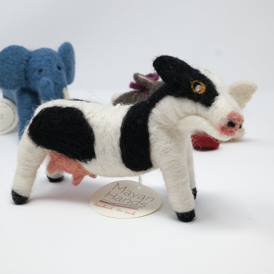 Felted Dolls - Cow