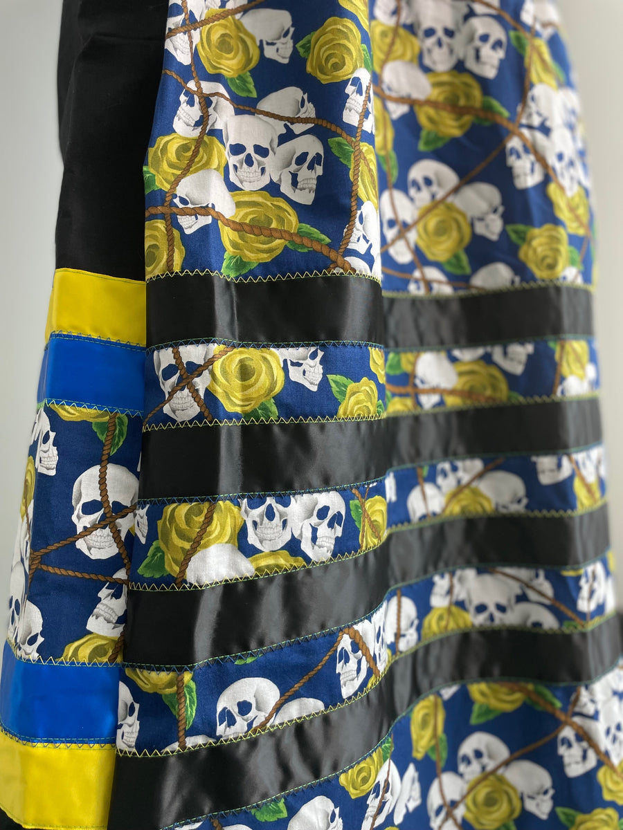 'Skulls' Ribbon Skirt