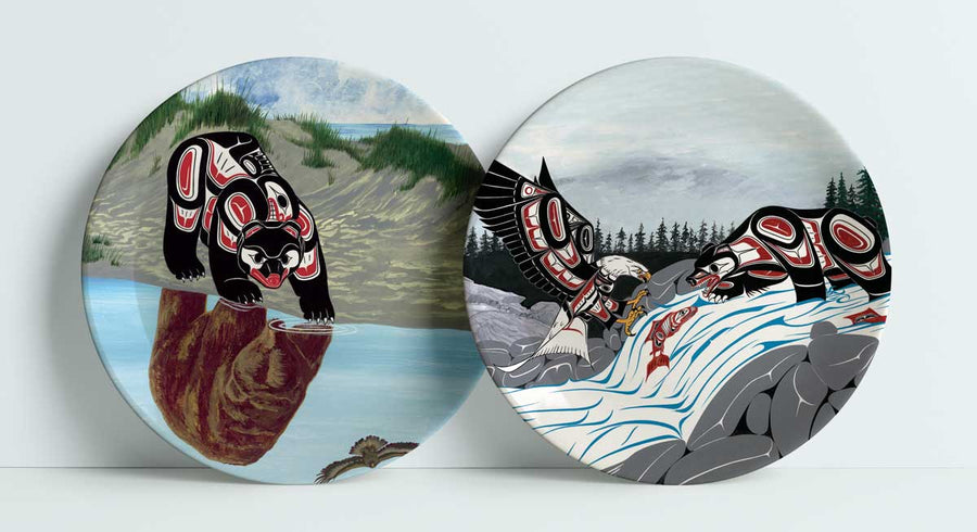 Cycle of Life / Reflection Decorative Plates
