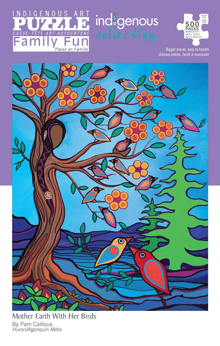 " Mother Earth with Her Birds " Puzzle