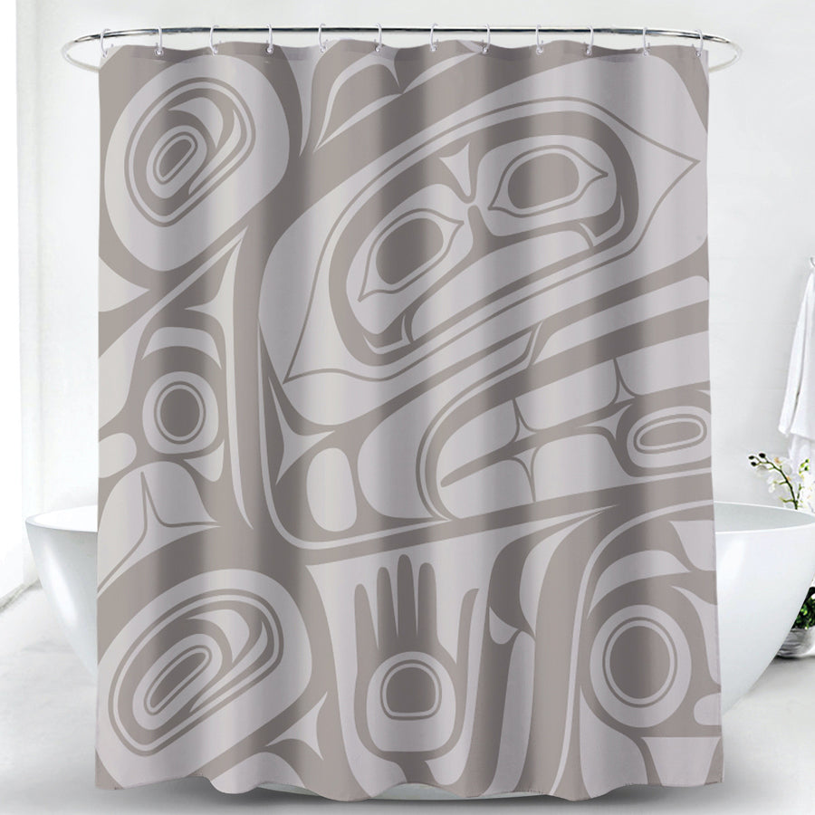 'Treasures of Our Ancestors' Shower Curtain by Donnie Edenshaw
