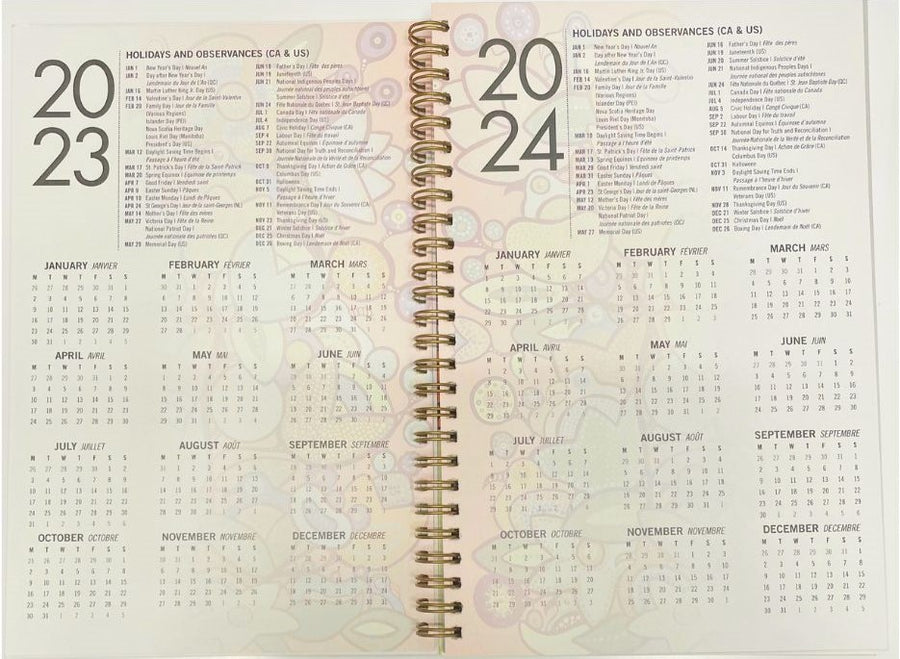 'MOTHER EARTH WITH HER BIRDS' 2023 WEEKLY PLANNER