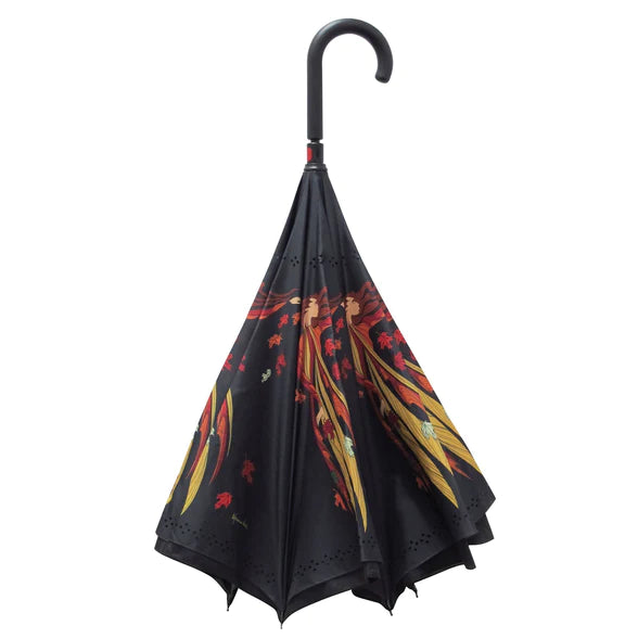 Maxine Noel -  Leaf Dancer Artist Collapsible Umbrella